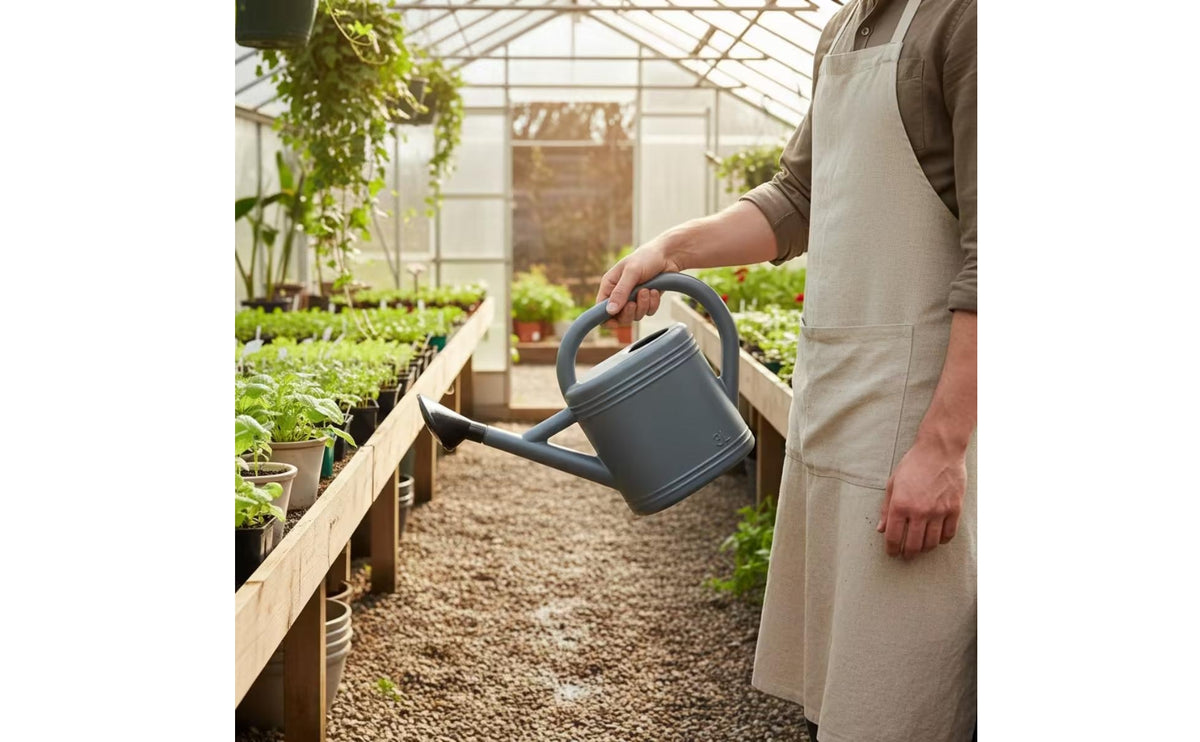 Speckled Watering Can with Shower Nozzle