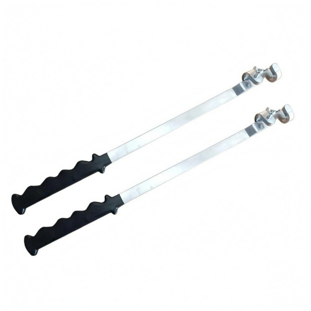 Textured Grip Wrench Extender Black Handle 50 Cm Wrench Extender Long Straight Tool Accessory Hardened Steel