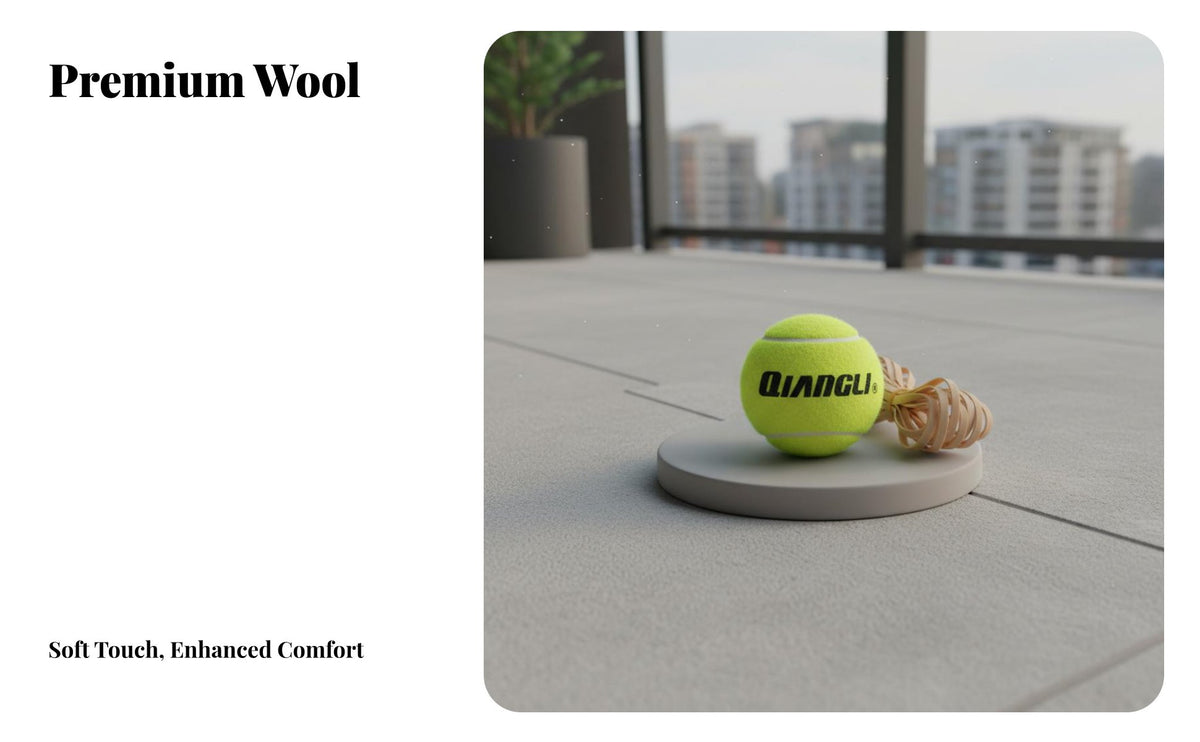 Tennis Ball with String High Tennis Return Ball Portable for Beginners, Adults, Backyard, Park, Driveway
