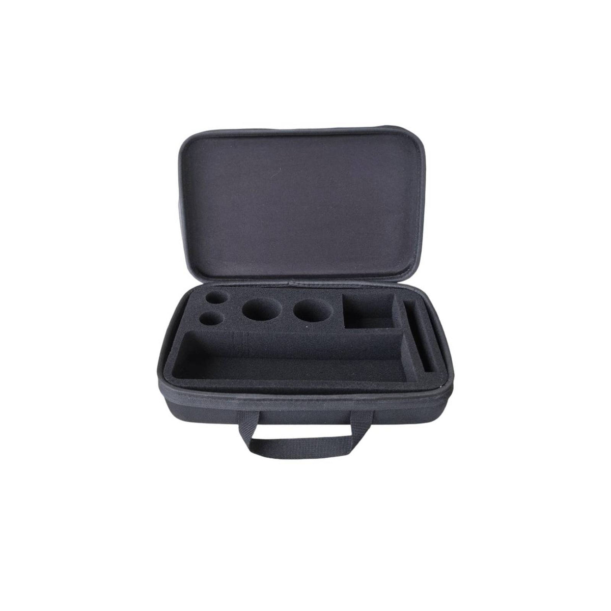 Top Handle Coffee Machine Case Clamshell Opening Zippered Carrying Case Fitted Compartment