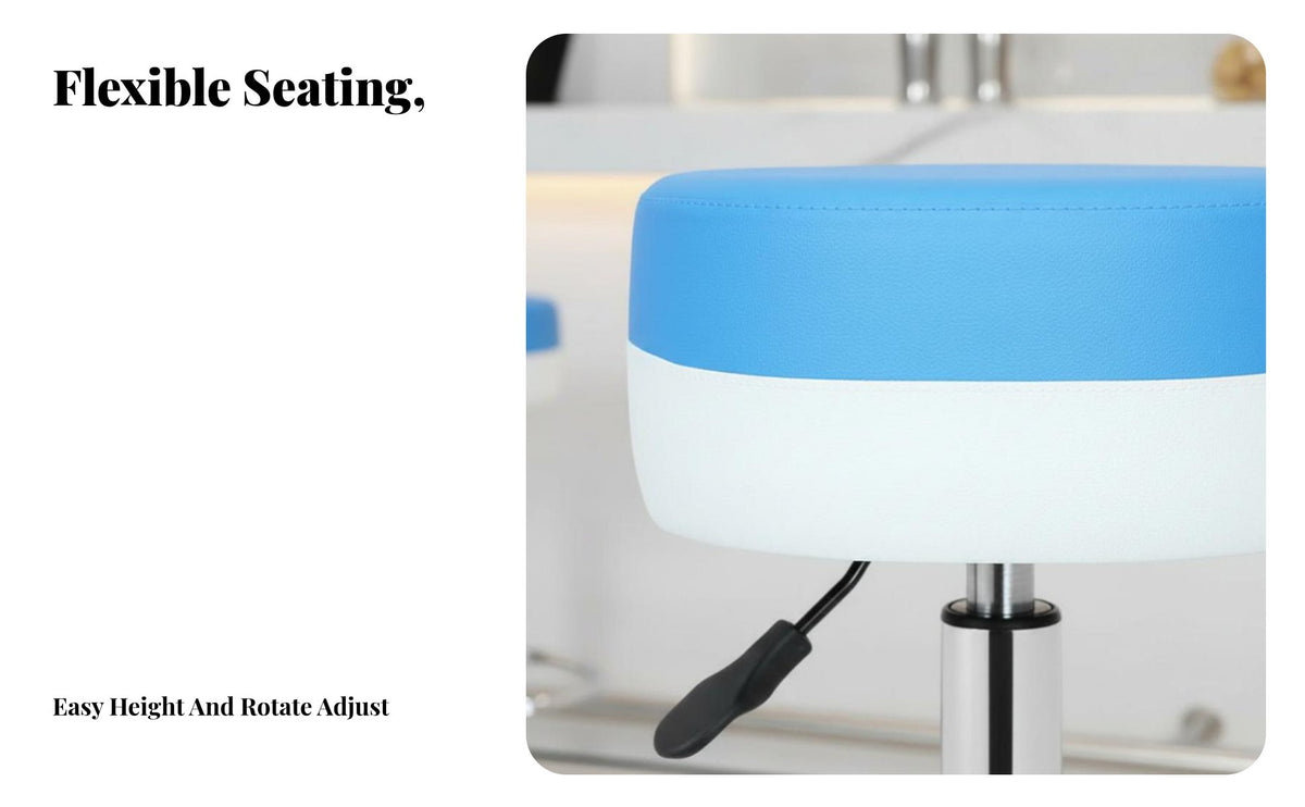 With supportrest fluffyShaped Caster Stool 360-Degree rotating casters Lowsilhouette rolling Seat Modern Minimalist aesthetic Household Furniture Padded padding for Children, Cleaners, Living Room, Entryway, Bedroom, removeice