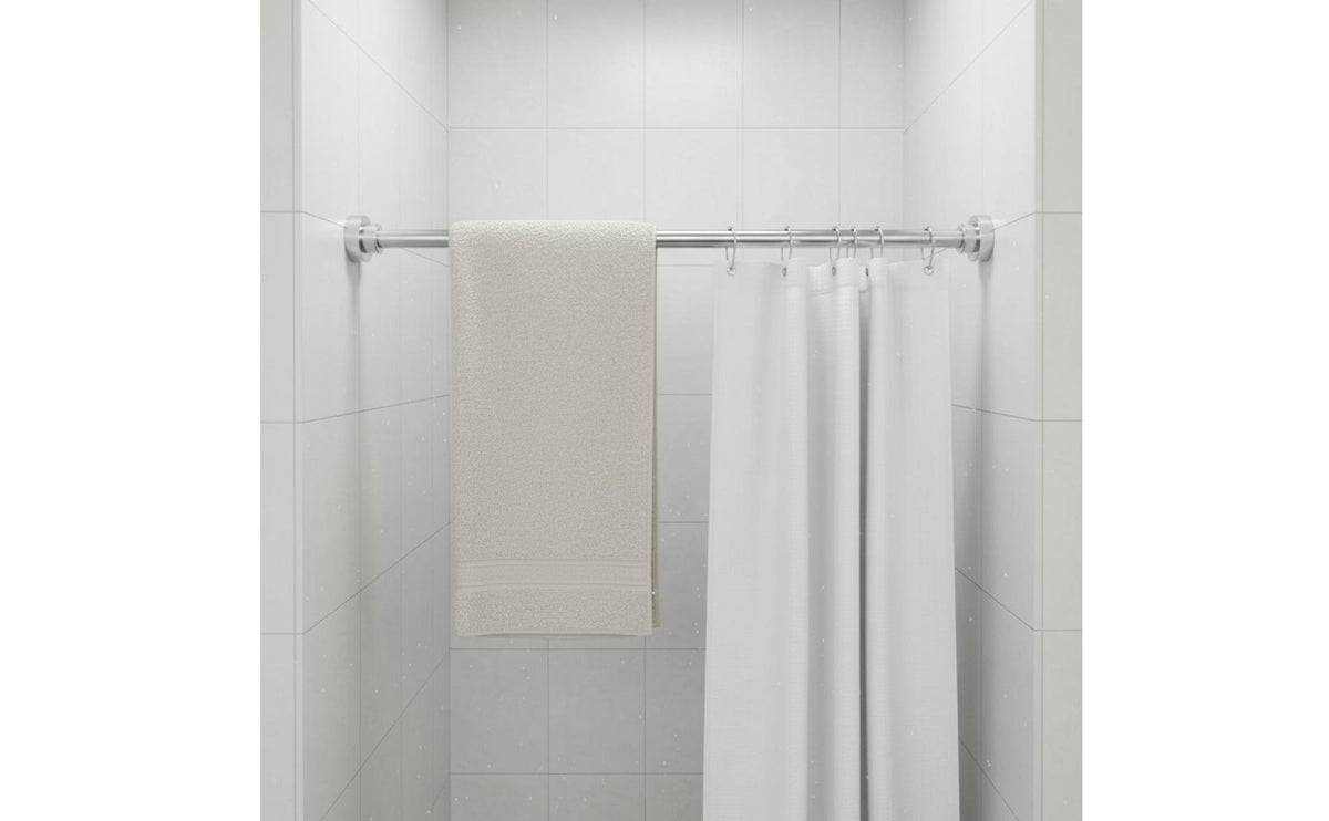 Drill Clothes Hanging Bar Easy Installation Telescopic Tension Rod Versatile Telescopic Clothes Rail for Renters, Students, Washroom, Balcony