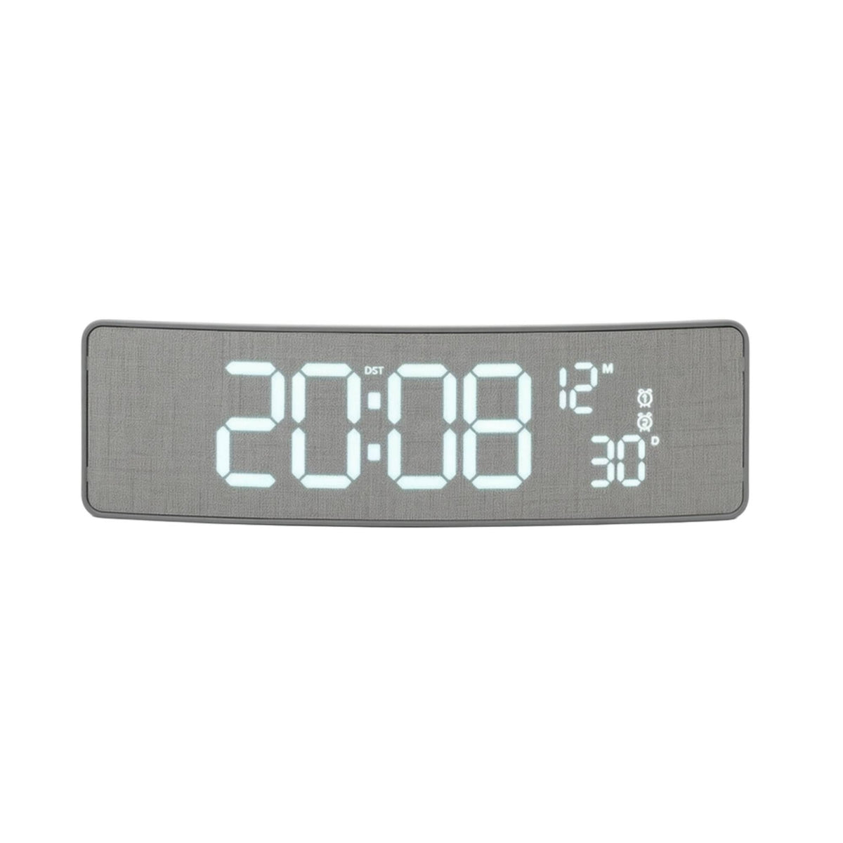 Large Display Digital Wall Clock with Ambient Corded Light-in Digital Wall Clock for Bedroom