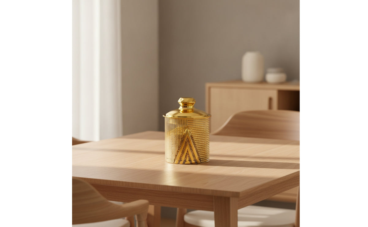 Clear Ribbed Storage Jar Transparent Plastic Jar with Lid Decorative Plastic Jars Shatterproof for Home Organizers, Pantry, Kitchen Counter, Tea Station