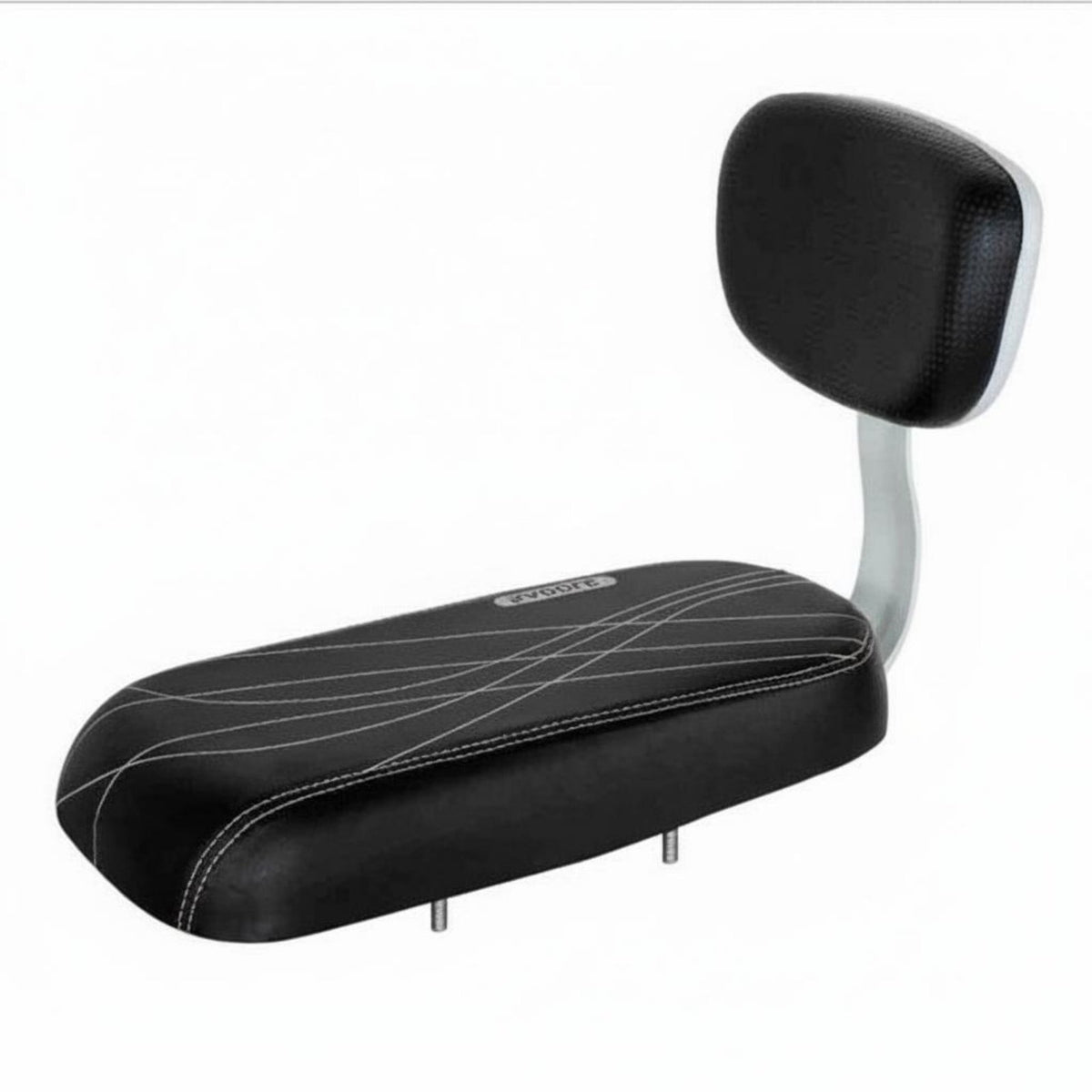 Rear Bike Passenger Cushion Soft Padding Backrest Support for Weekend Trips