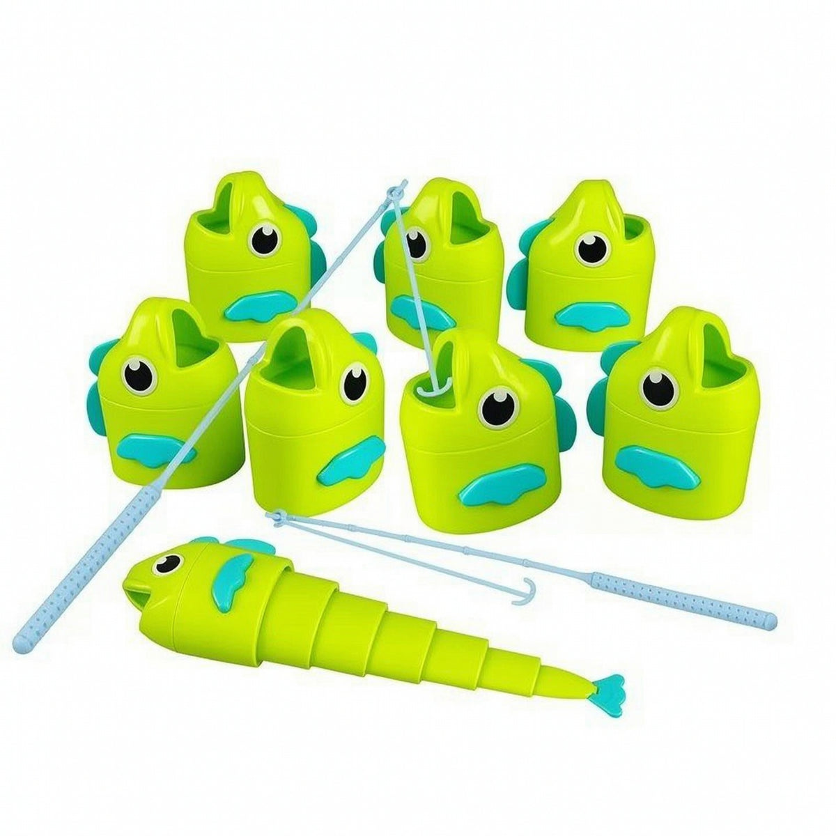 Tabletop Fishing Game Interactive Fishing Game Toy Juguete De Pescar Peces Colorful Juego Smooth for Children, Playroom, Parties