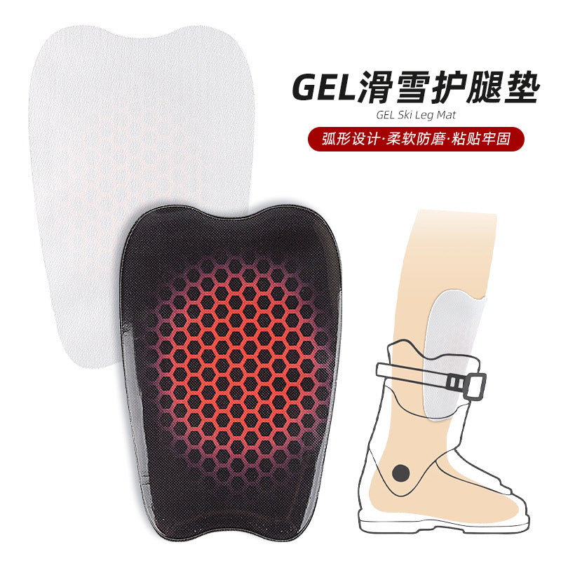 Self-Adhesive Gel Shin Guard for Ski Boots