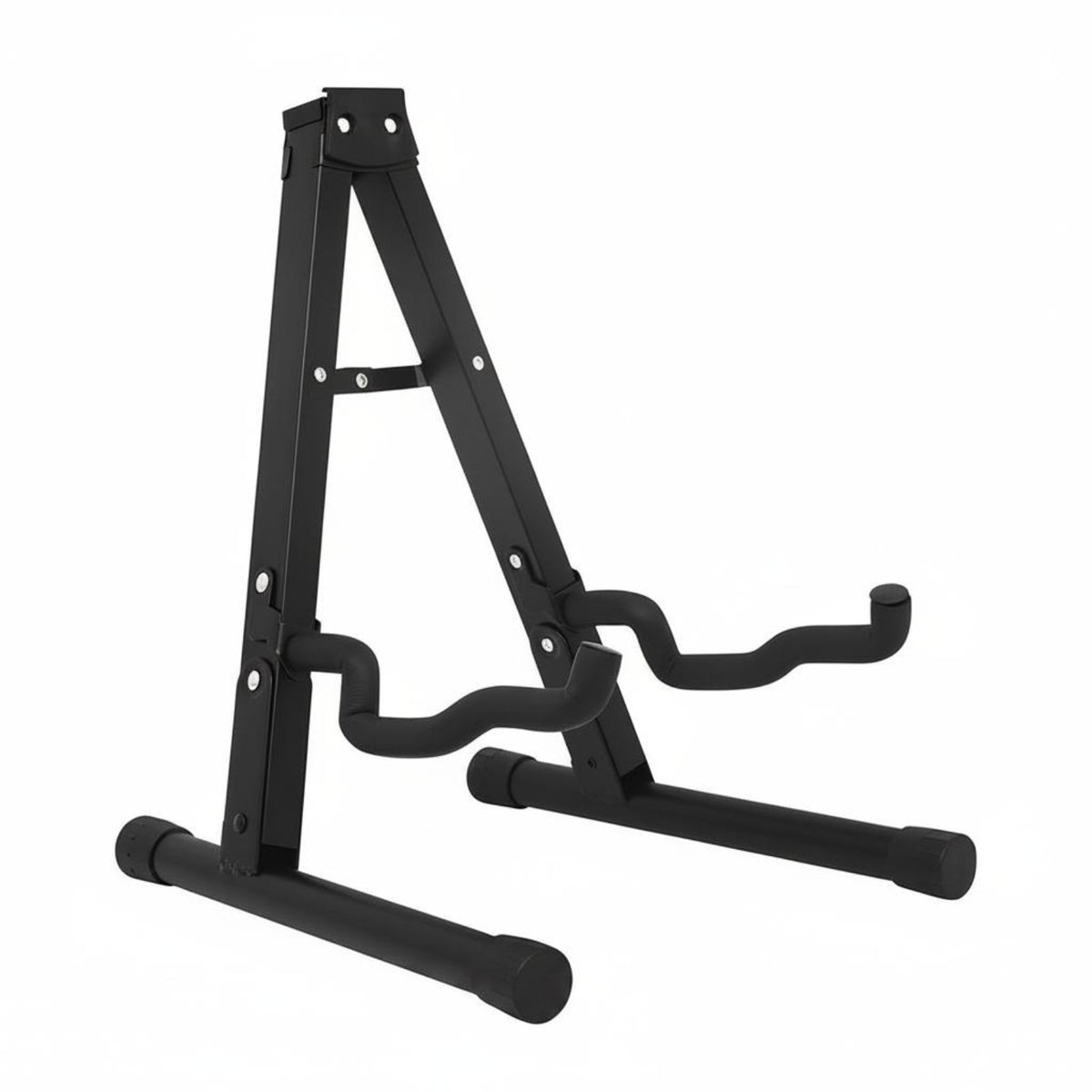 Heavy-Duty Metal V-Shaped Guitar Stand Space-Saving Foldable Guitar Stand Anti-Scratch Padding for Guitarists, Musicians, Music Room, Home Studio, Stage Performance