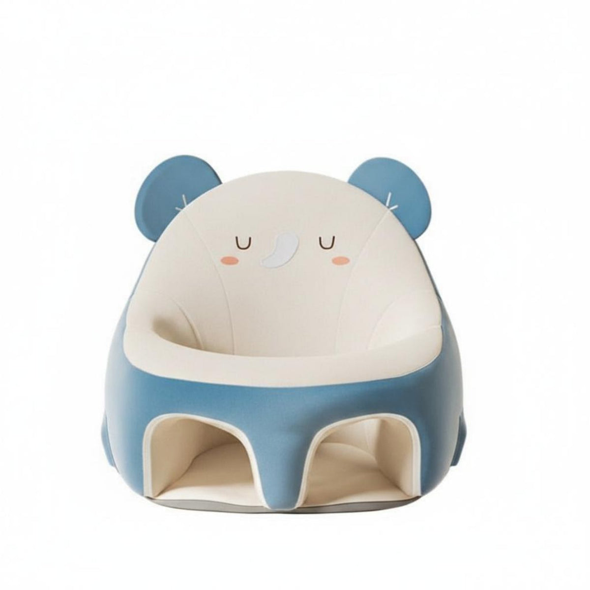 Supportive spine supportrest Inflatable creature Sofa Non-Slip Base Sit-up Trainer Easy to Clean Infant Floor Seat BPAsafe for Infants, Toddlers, Parents, Indoors, Playroom, Living Room, play period