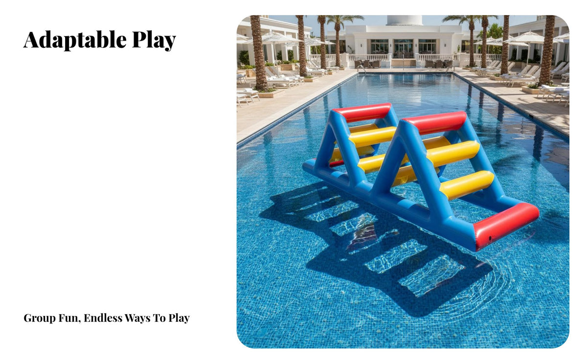 Inflatable multi-tentacle climber Multiple configurations Available Inflatable jumper with Slide and Obstacles Colorful Designs Water Obstacle Course for children, Lake