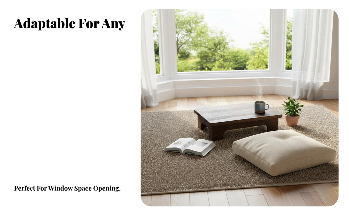 Tatami Tea Table Traditional Tatami Firm Table Floor for Window Seat