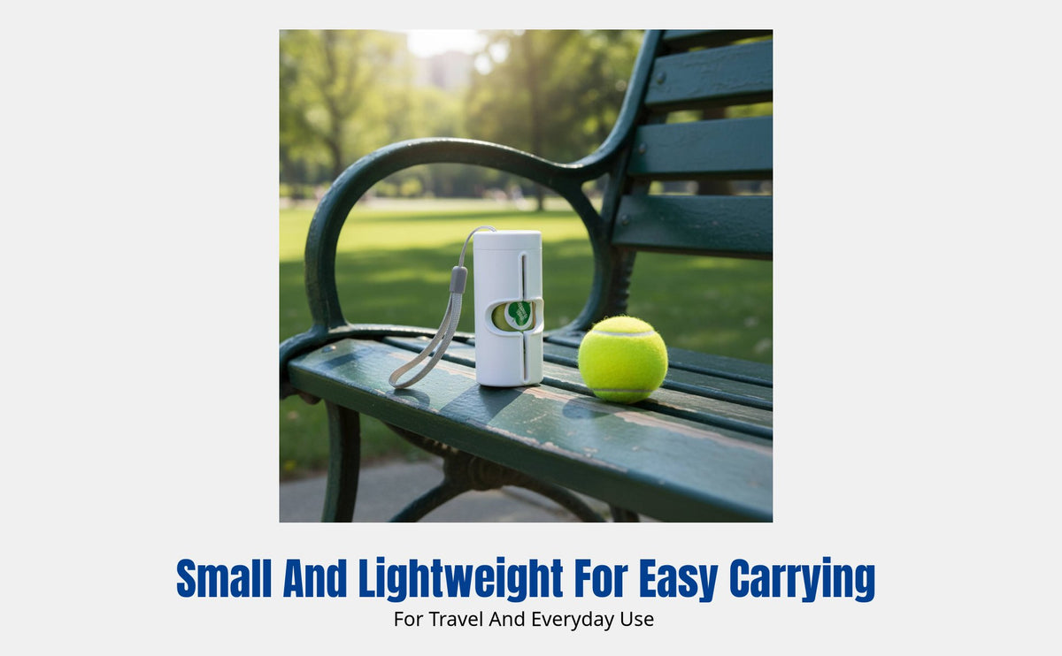 Pet Waste Picker, Hard Waste Bag Dispenser, Mini Size, Lightweight, Easy-Tear, Great for Outdoor Activities