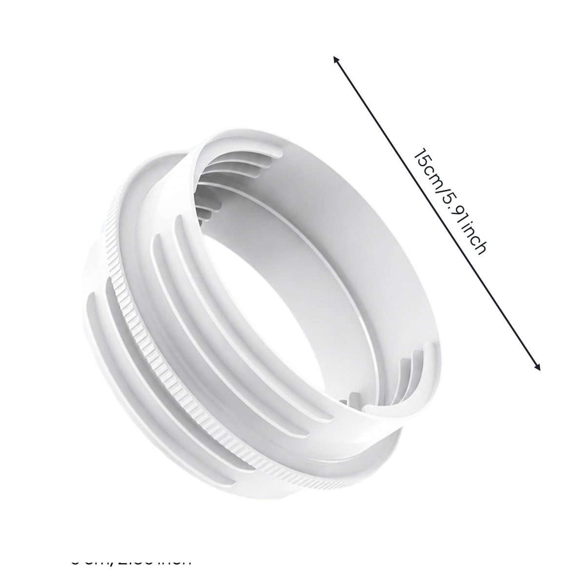 Portable Air Conditioner Exhaust Hose Adapter Tool Portable Air Conditioner Hose Connector Round Duct Connector with Thread for Renters