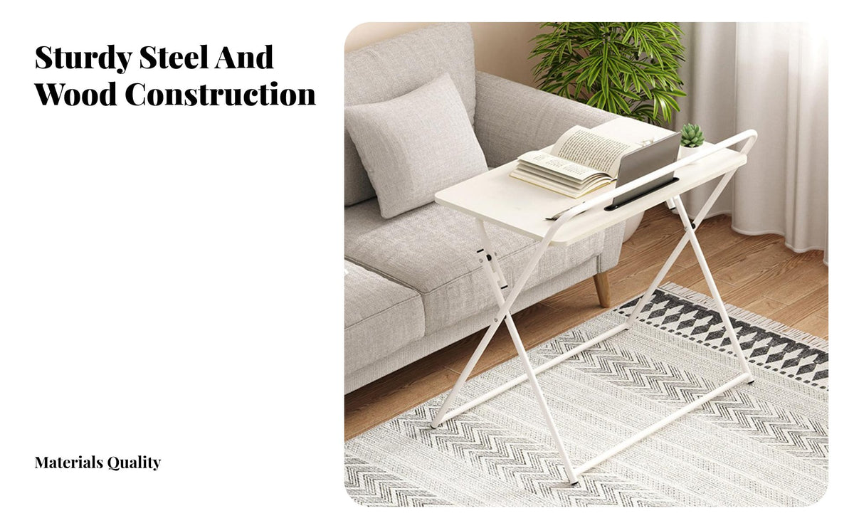 Foldable Laptop Table Installation Foldable Bed Tray Multi-Functional Lap Desk for Children, Students, Dormitory, Dorm Room, Floor