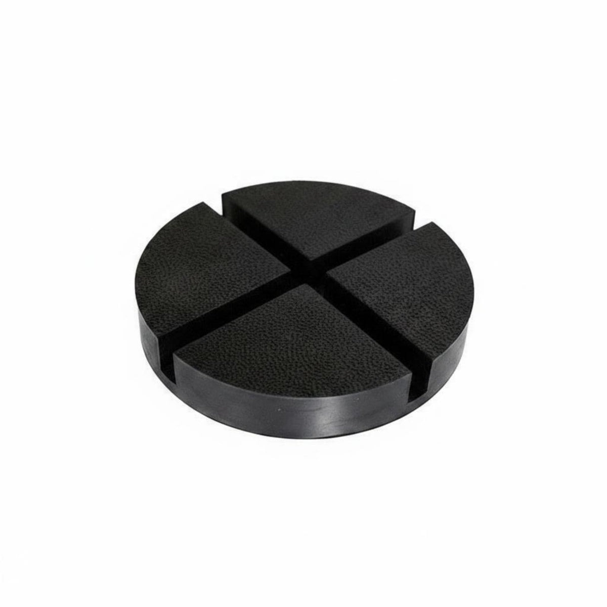 2 Pieces Heavy Duty Slotted Lift Pad Universal Fit Rubber Lift Pad Non-Slip Frame Protector Load-Bearing for Garage
