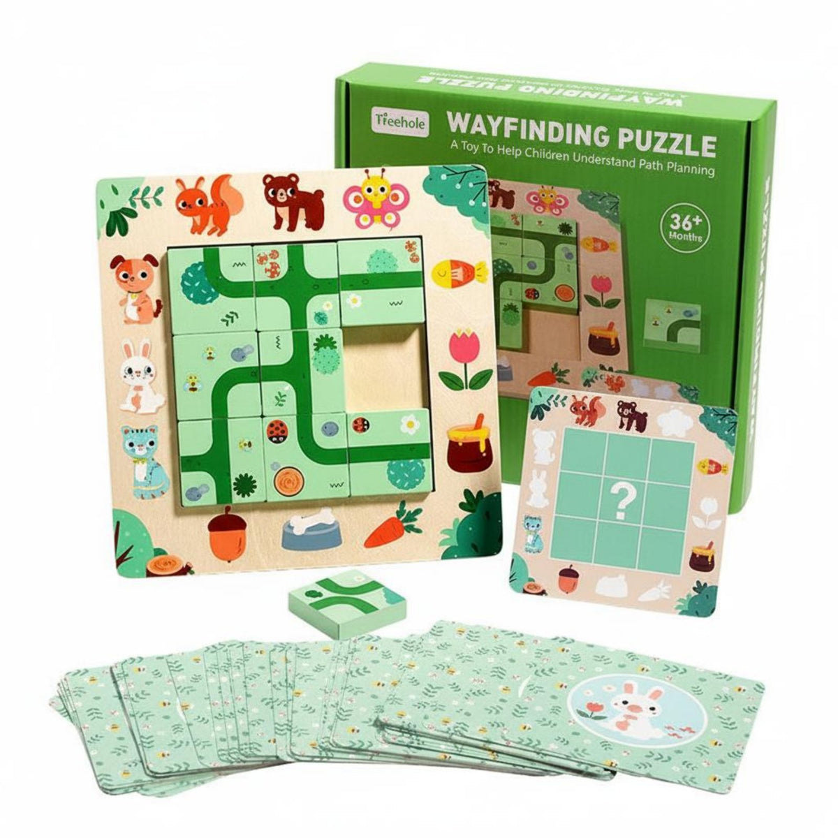 Early Learning Path Building Reasoning Game Logical Thinking Road Builder Brain Teaser Problem Solving Skills Educational Toy Parent-Child Interaction for Preschoolers