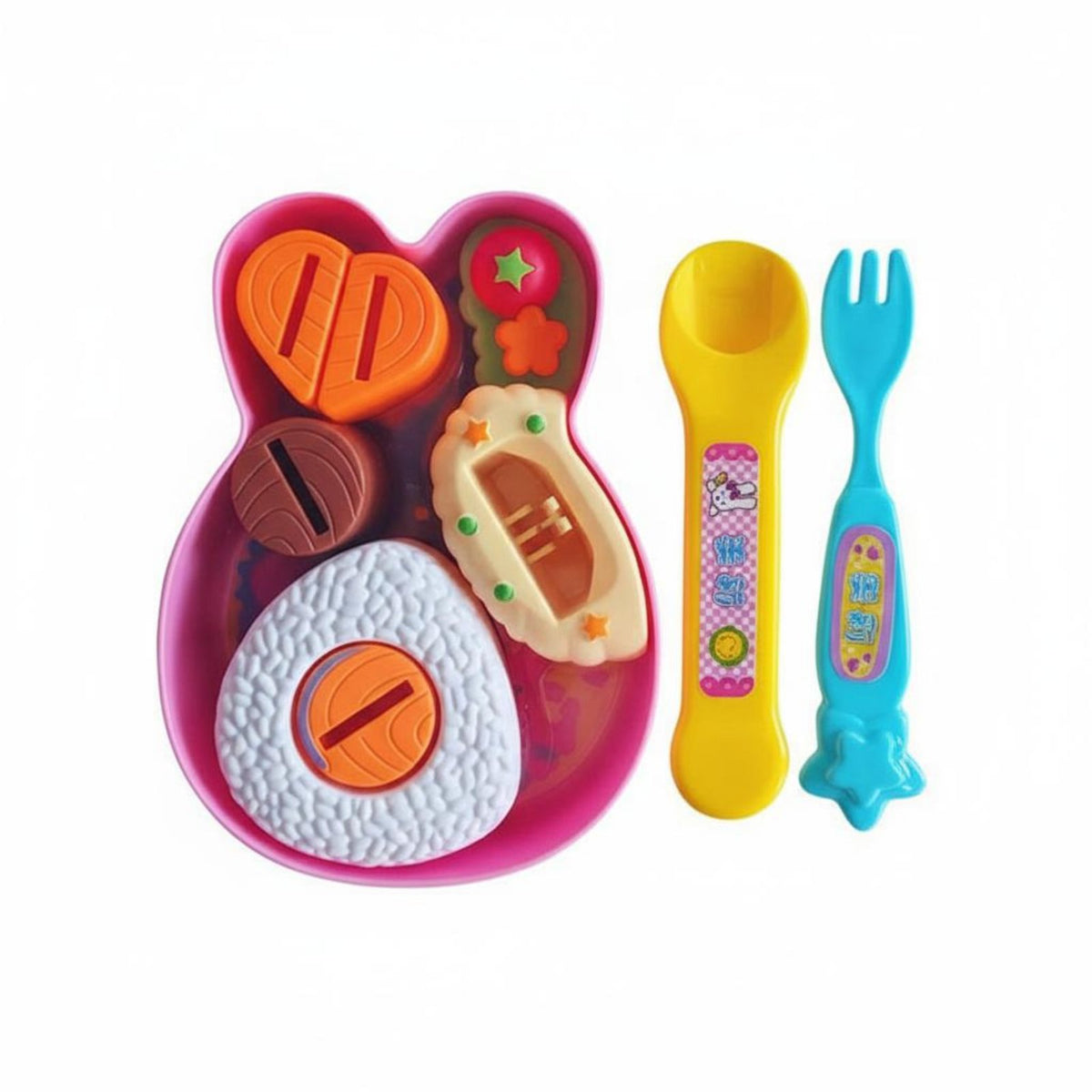 Role Play Fun Pudding Feeding Toy Early Educational Pretend Food Playset Safe Material for Children, Preschoolers, Playroom, Tea Party, Home
