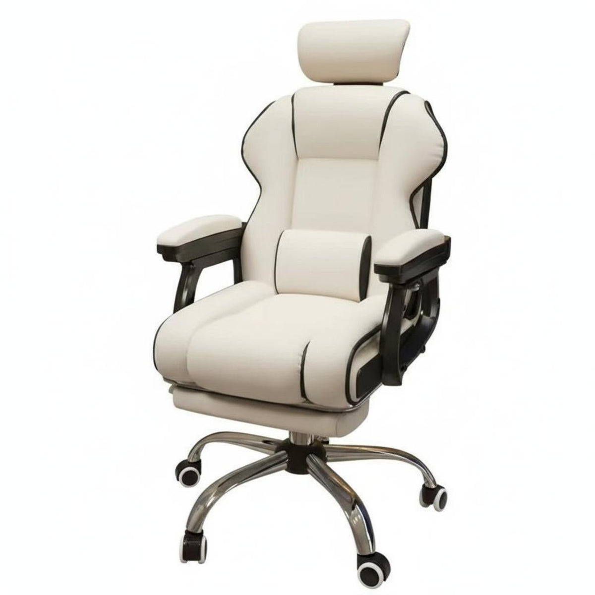 Padded Sofa Design Gaming Chair 360° Swivel Reclining Office Chair with Footrest