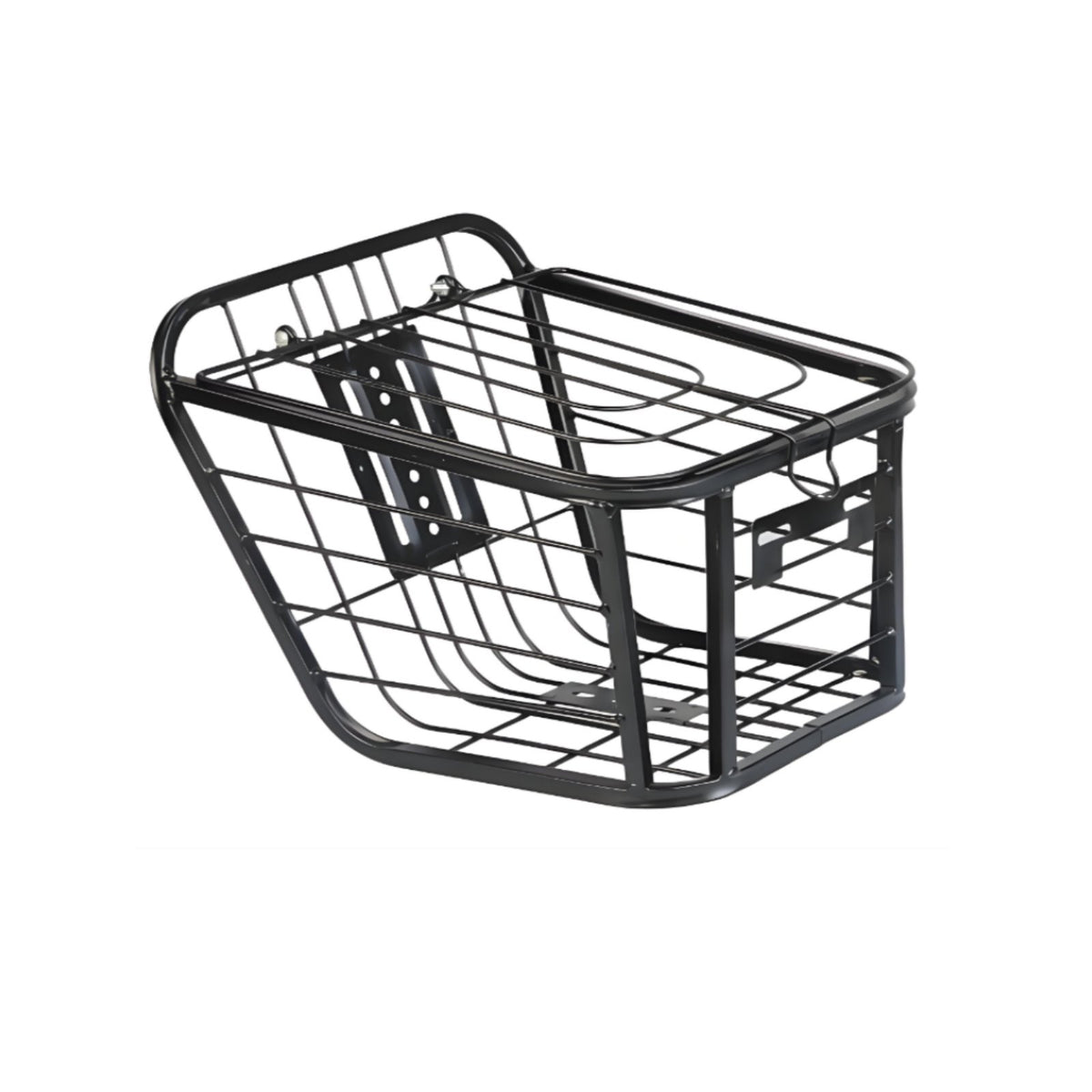Heavy Duty Folding Rear Bike Basket Rust-Resistant Cycling Gear Easy Installation for Shopping