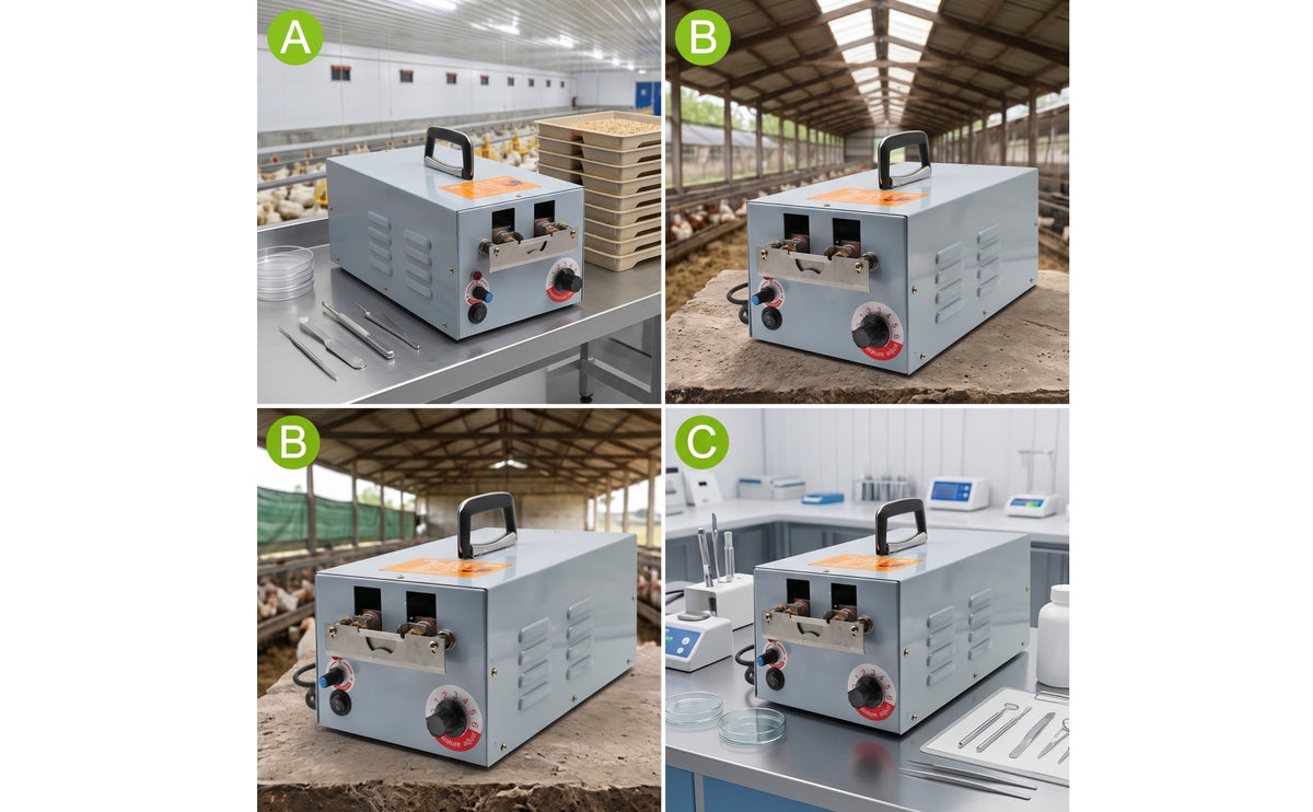 Beak Cutting Machine Metal Poultry Debeaking Machine with Blades Chicken Beak Cutter Portable for Homesteaders