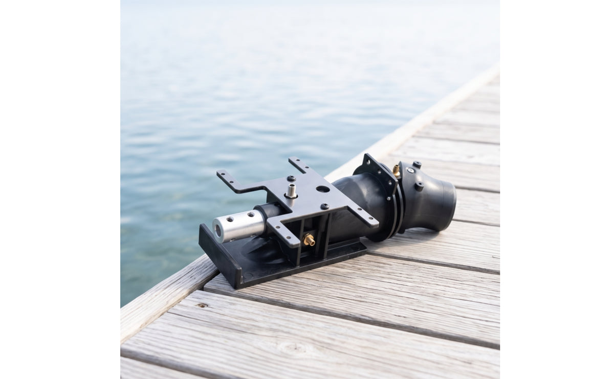 RC Boat Jet Thruster with Backward Pump 26 Mm Water-Jet Propulsion Unit with Steering Servo Frame High-Speed for Hobbyists