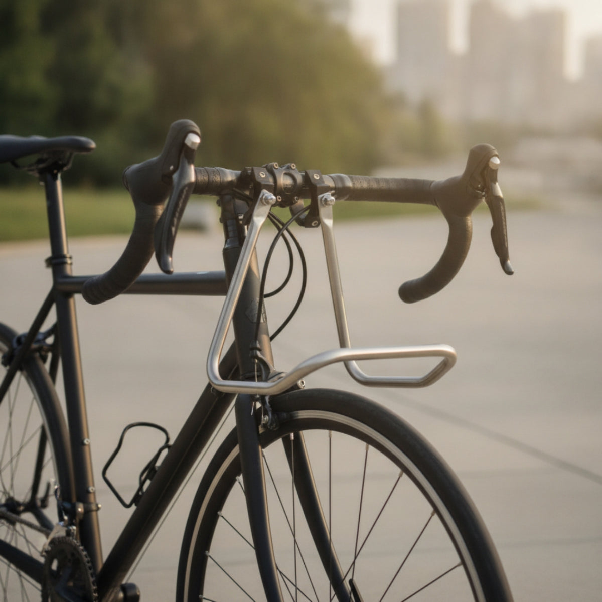 Cycle Front Rack Tubular Bike Front Rack Sturdy Bike Luggage Carrier for Tourists, Long-Distance Riding, Bikepacking