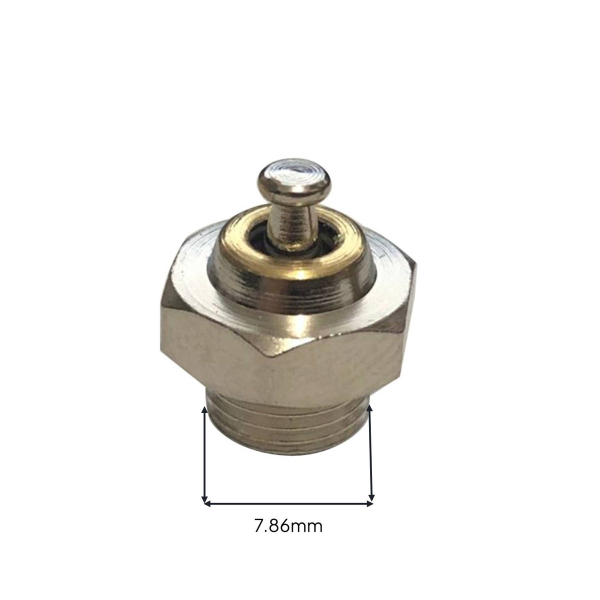 Italian Coffee Pot Replacement Steam Release Component Hexagonal Spare Part Steam Release Component Easy to Install for Coffee Maker Maintenance