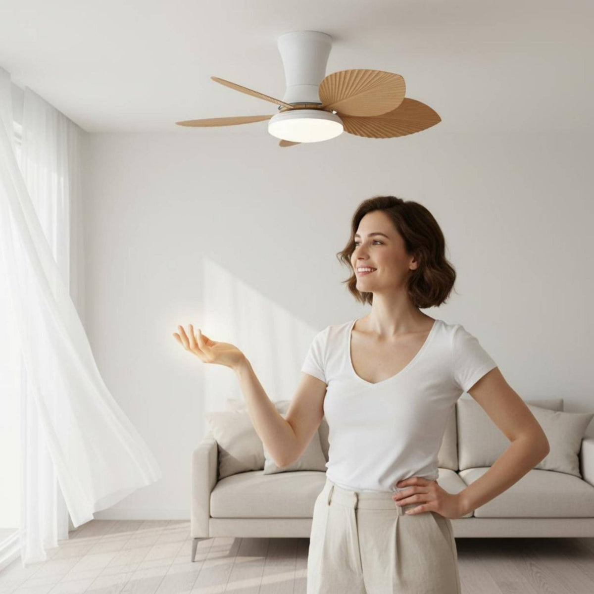 Modern Design Fan Chandelier Decorative Blades Ceiling Fan Chandelier