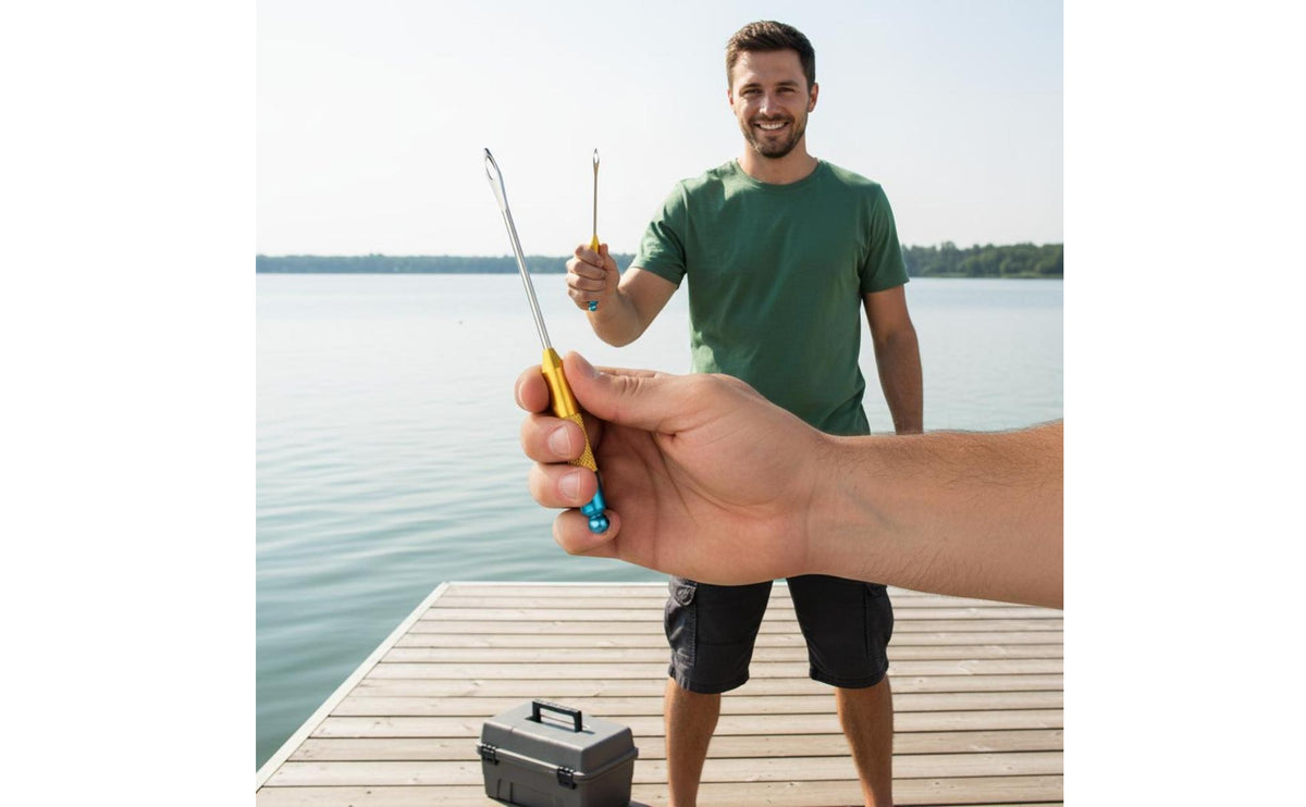 Leader Knot Tool Easy to Extract fishes Hook Remover Lightweight Fishing Dehooker for Fishermen