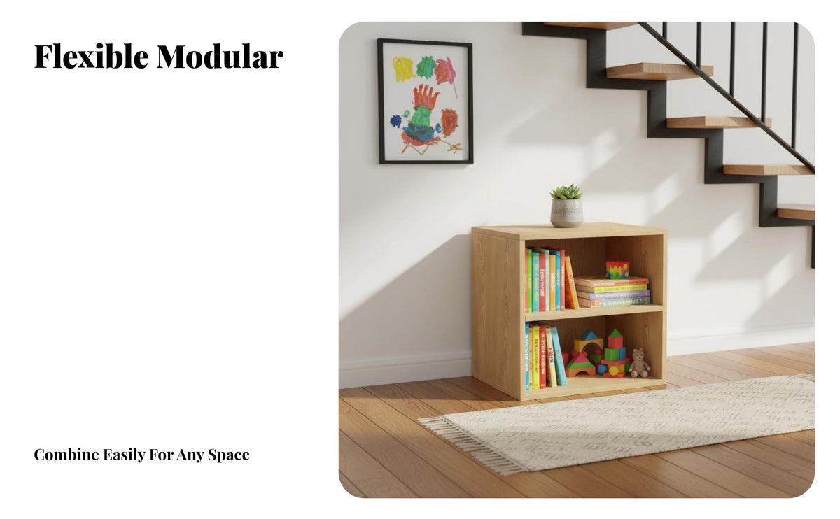 Modular Under Stairs Storage Unit DIY Design Cube Organizer Cabinet Easy Assembly Cube Storage Organizer Quick Installation for Students, Parents, Homeowners, Kids Room, Bedroom, Office, Closet
