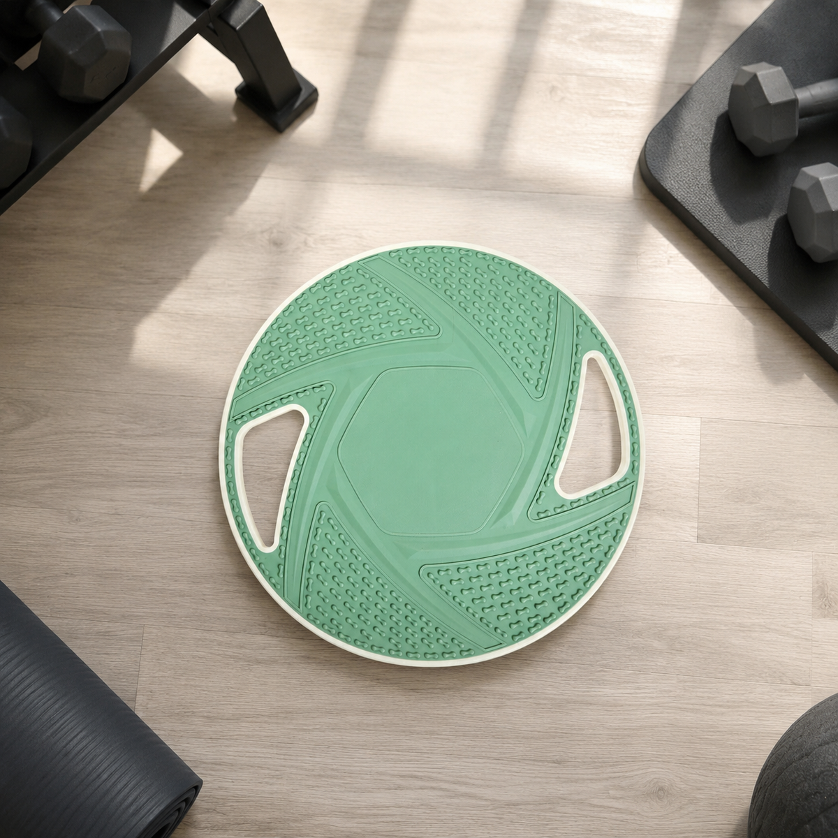 Balance Board Kids, Wobble Board for Exercise, Textured Non-Slip Surface, Composite Material for Strength & Balance Training
