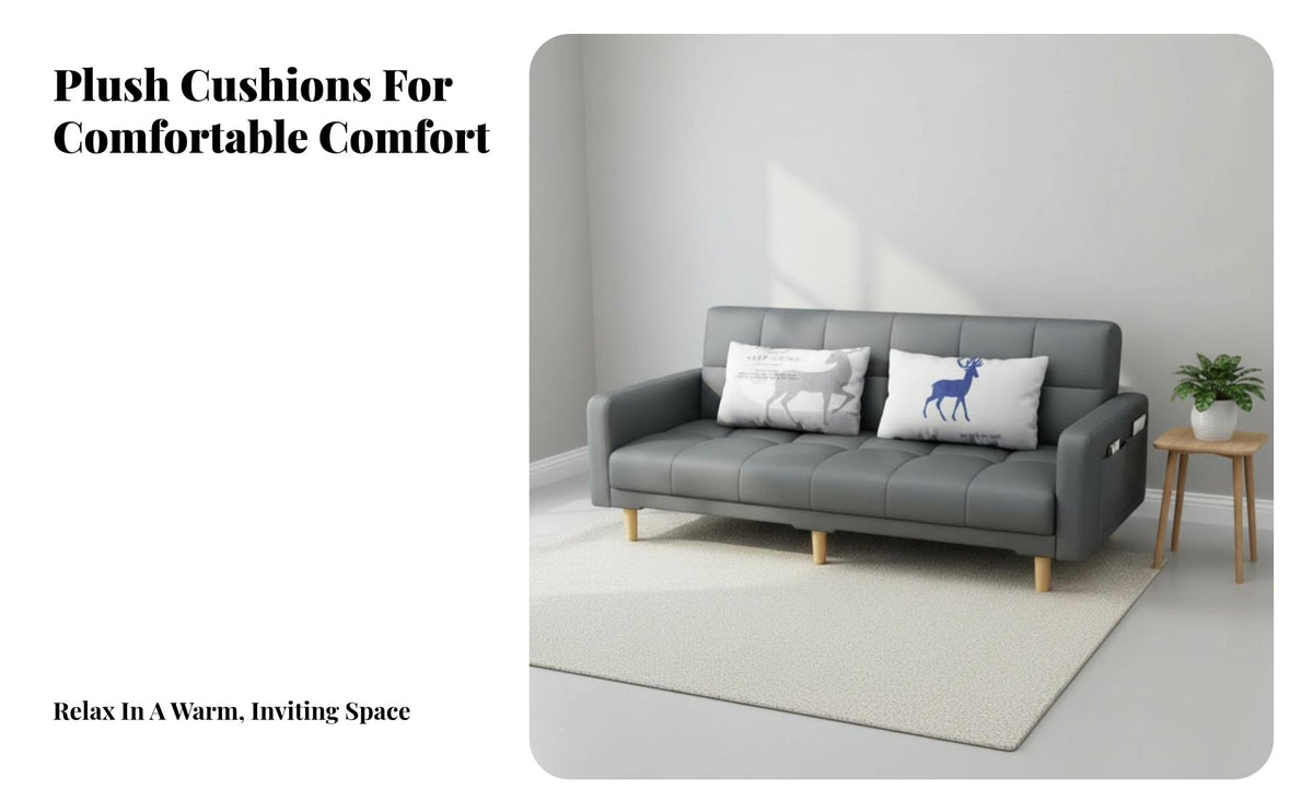 Space-Saving Design space-efficient 2-Person Couch long-lasting Construction Minimalist Fabric Sofa Modern design Living Room Furniture Sturdy Frame for Apartment Dwellers, Homeowners, Office Workers, Small Spaces, Dorm, Lounge Area, Bedroom