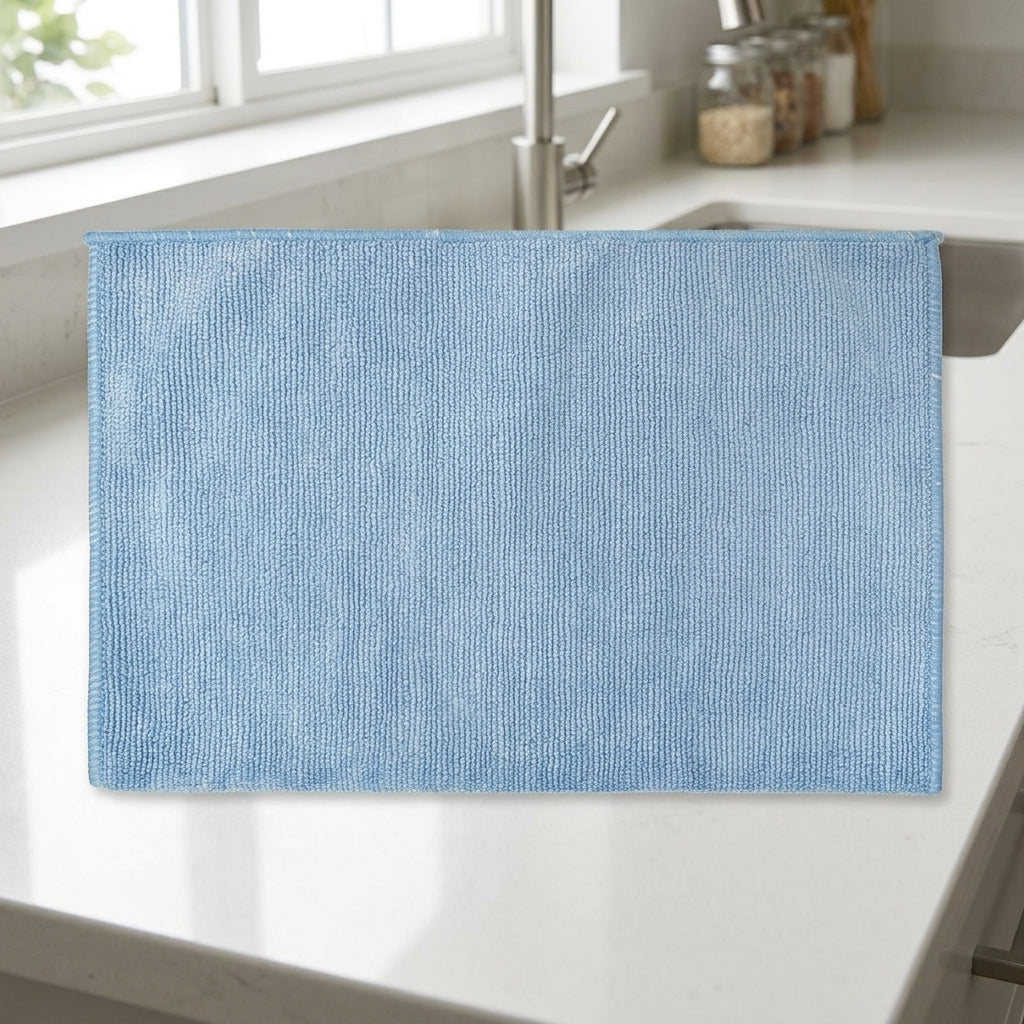 Large 30x40cm Microfibre Cloth for Floor and Car, High Absorbency Cleaning Cloths, Large Microfibre Cloths for Bathroom and General Use