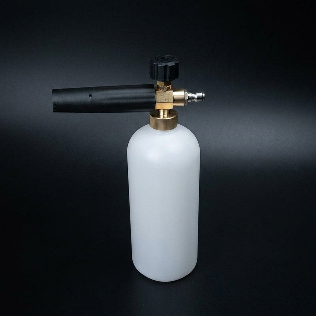 Soap Dispenser for Car Cleaning and Professional Car Wash, Foam Sprayer with Stainless Steel and Brass Foam Lance, Quick Connect Fitting, 1 Pack