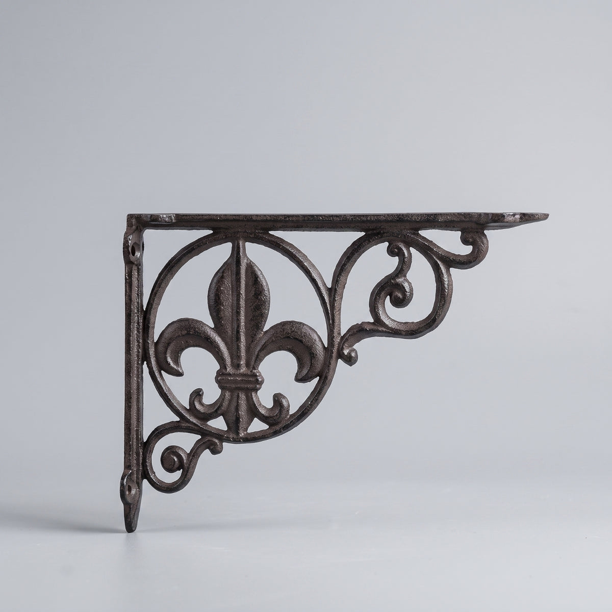 Deer Branch-Like Shelf Bracket Wall-Mounted Cast Iron Bracket with Screws Decorative Hardware for Home Improvement Hobbyists, Homeowners, Shelving
