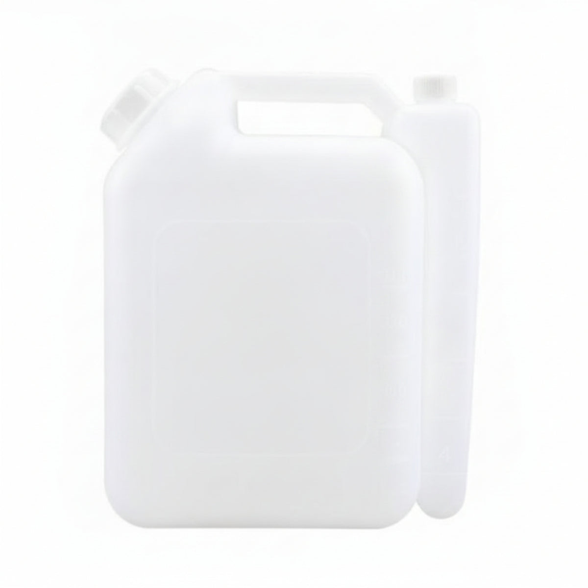Double Chamber Design 2-Stroke Oil Mixing Bottle Thickened Plastic Fuel Oil Mixing Bottle Easy Pour Spout for Landscapers, DIYers, Garage
