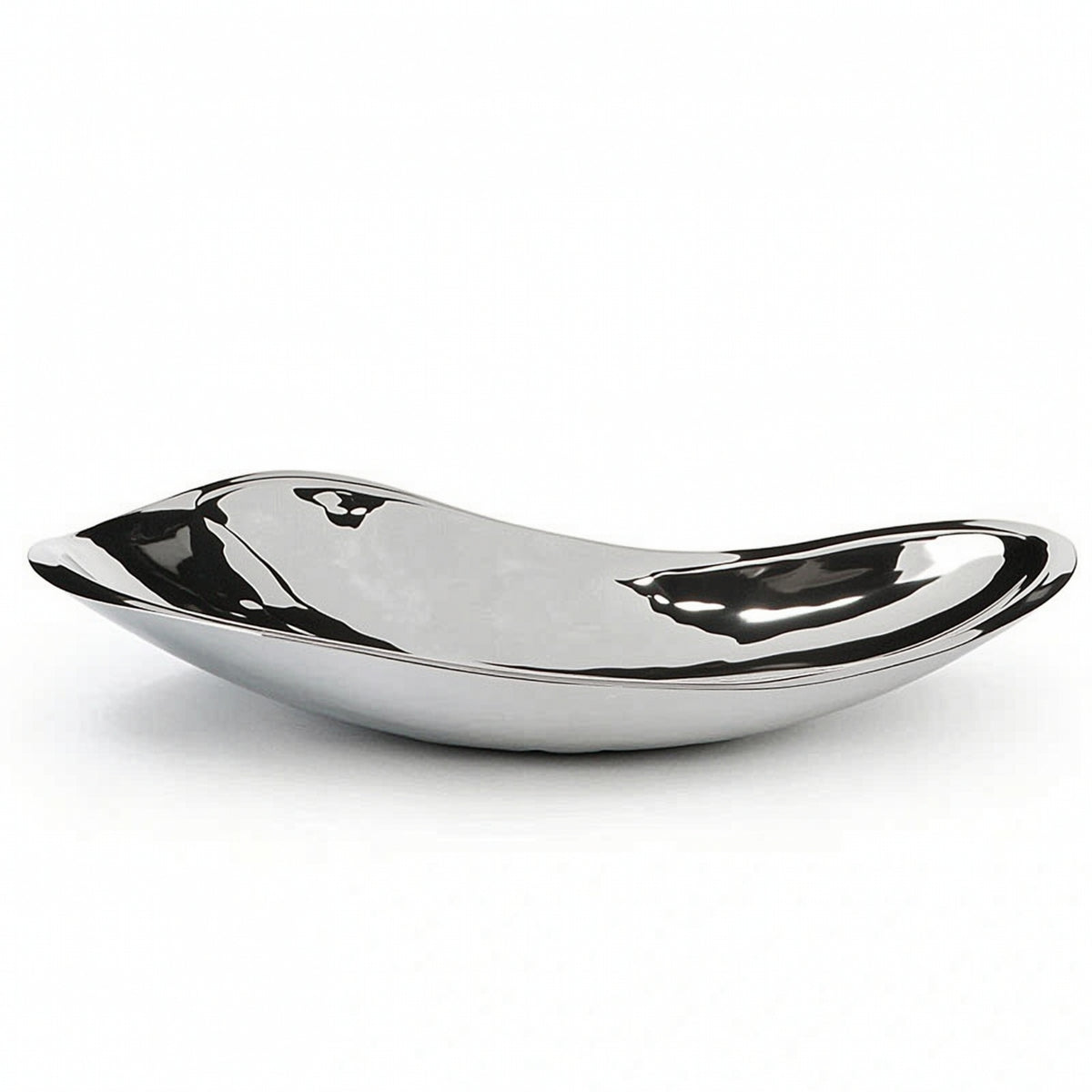 Hammered Fruit Tray Lustrous Decorative Tray with Hammered Texture Elegant Serving Platter for Dining Room