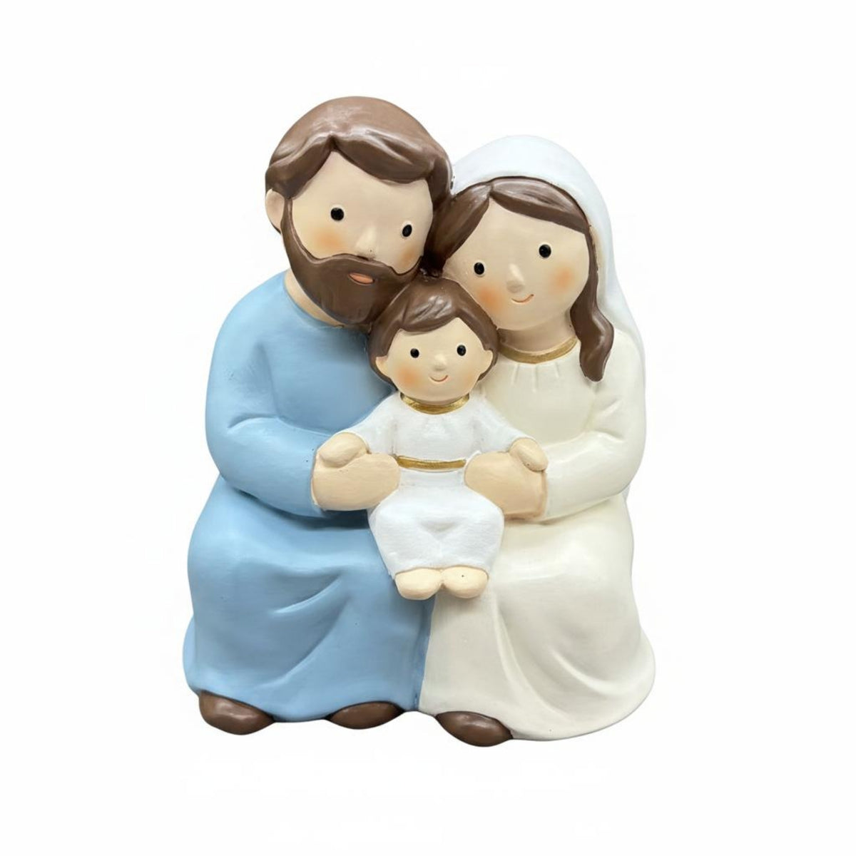 Holy Family Statue Colorfast Holy Family Figurine Easy to Maintain Nativity Statue for Living Room