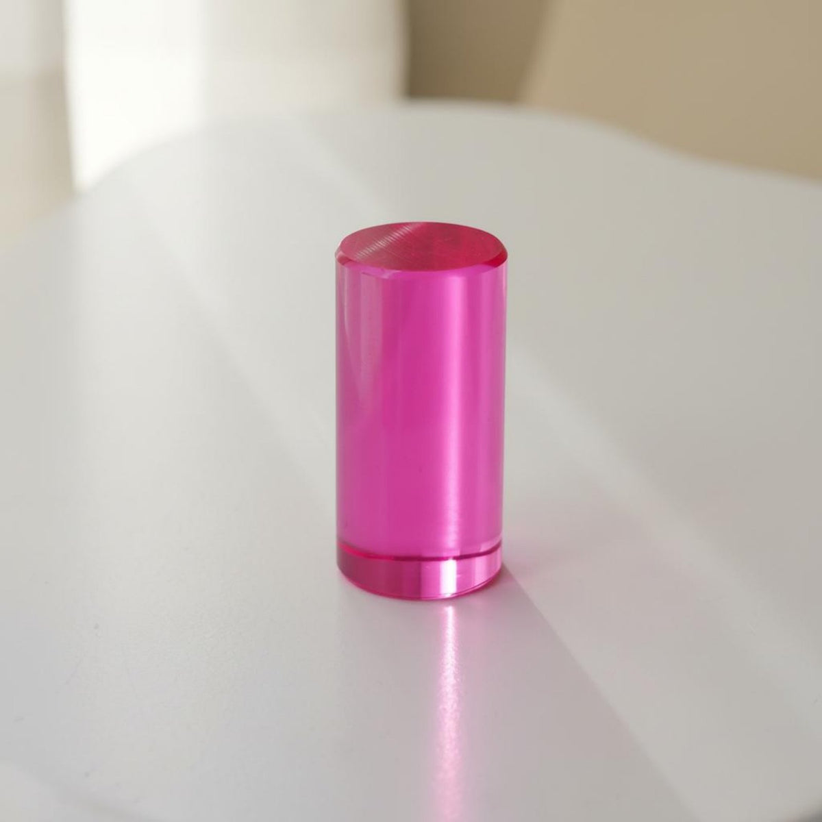 Acrylic Cylinder Block Early Learning Transparent Stacking Cylinder Smooth Edges Colorful Transparent Block for Preschoolers, Daycare