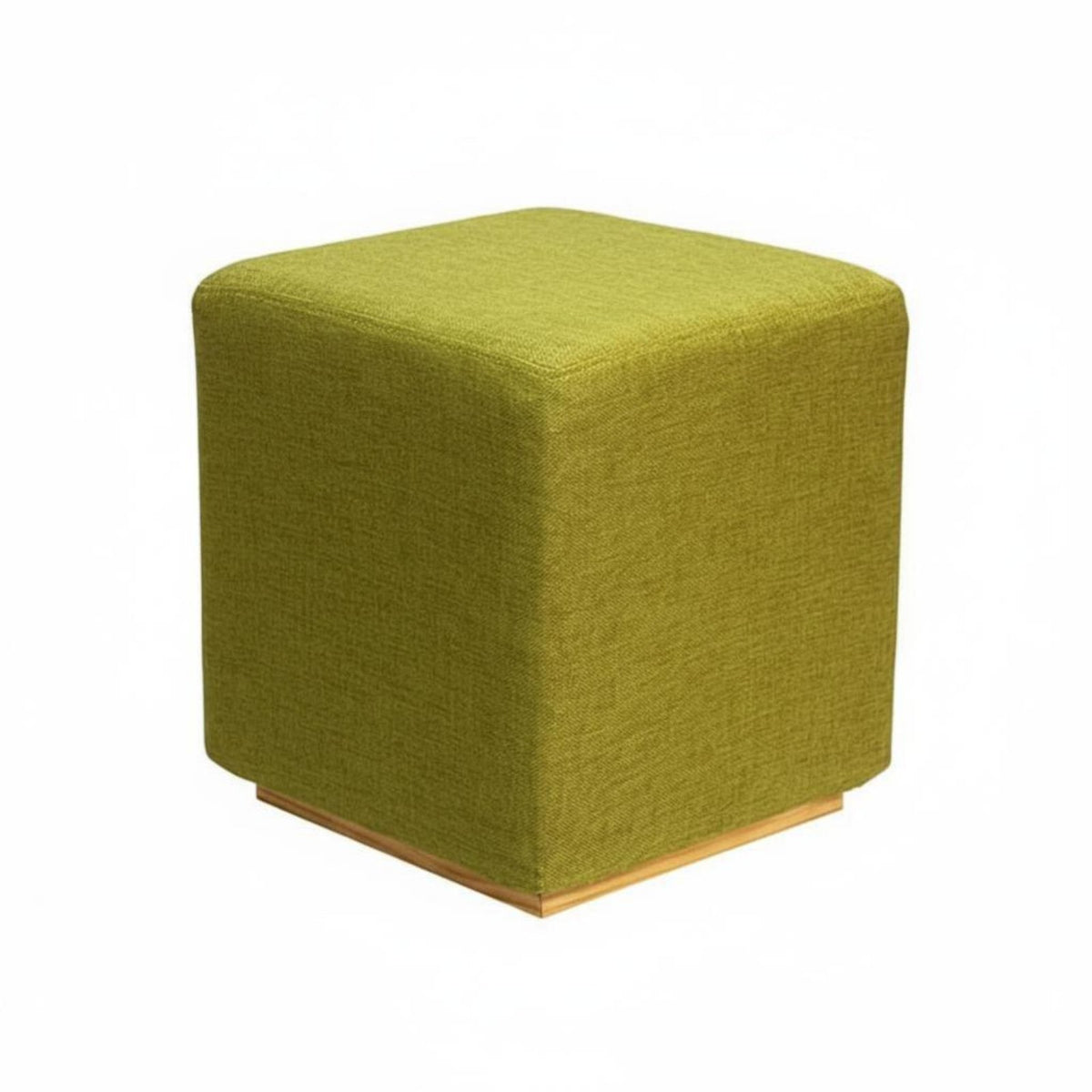 Nordic Design Upholstered Square Stool hardwood Wood Legs Small Seat Multi-Functional Indoor Furniture Space-Saving for Shop Owners, Homeowners, Interior Decorators, Fitting Room, Entryway, Bedroom, Hallway