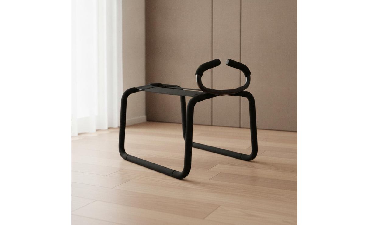 Portable Tubular Frame with Padded Loop | Detachable, Padded Metal Frame, for Home