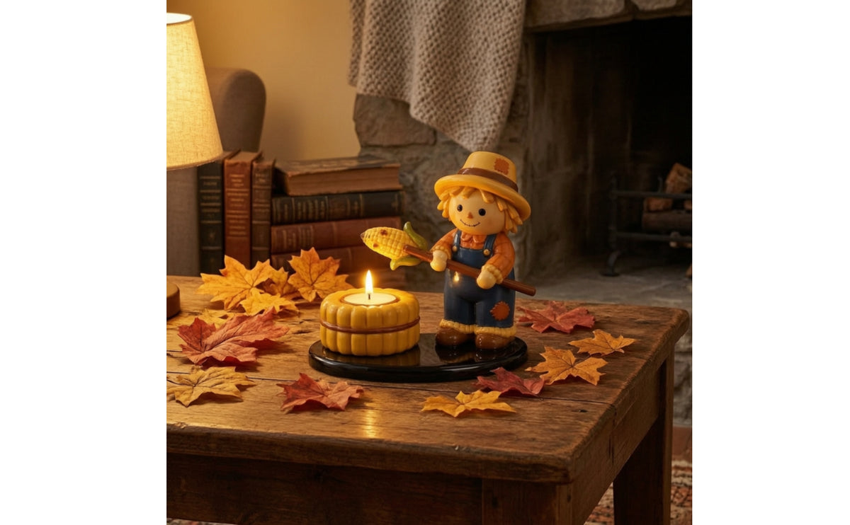 Tealight Holder with Base Collectible Tealight Holder Weighted for Collectors, Halloween