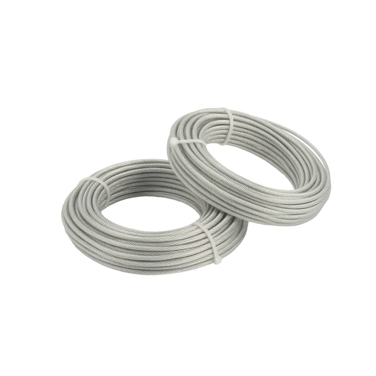 2 Rolls Twisted Steel Wire Core Trimmer Line Reinforced Trimmer Line with Steel Core Abrasion-Resistant Grass Eater String Stable Performance for Landscapers