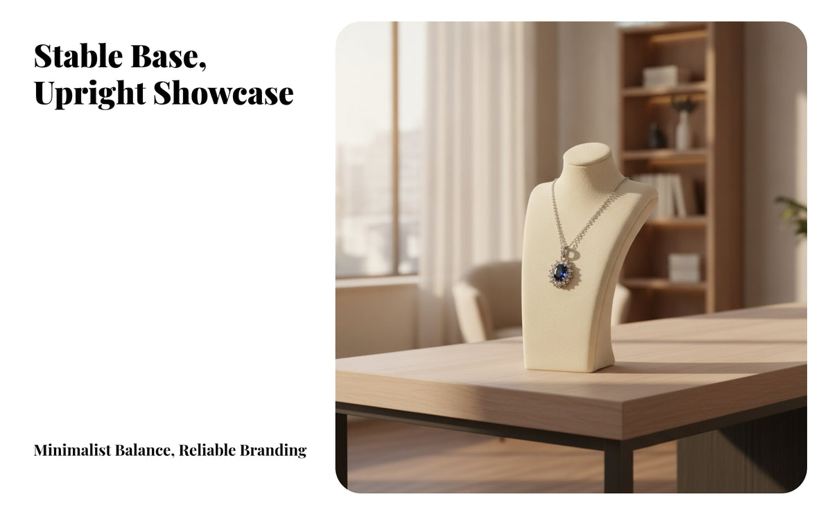 Necklace Display Stand with Bust Shape