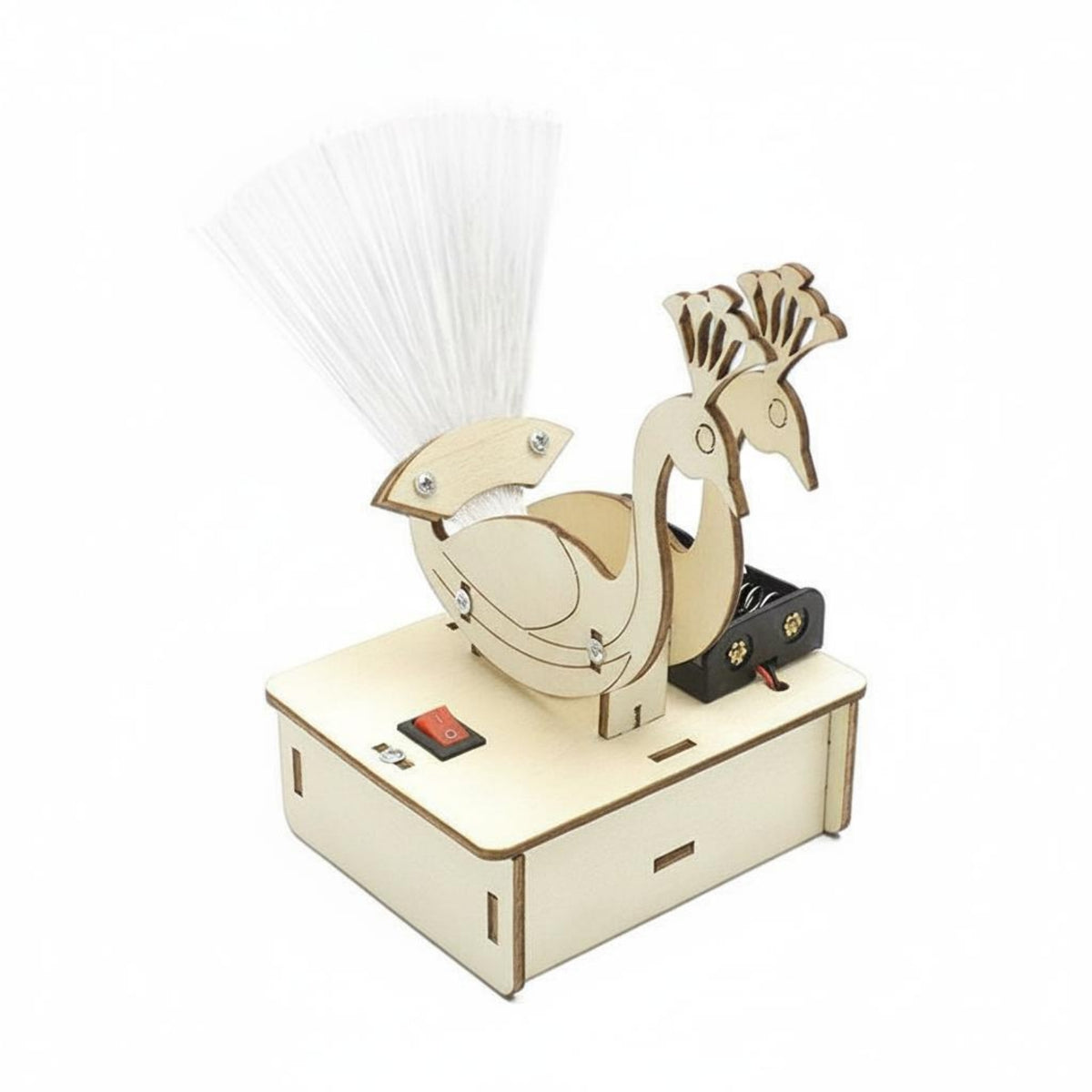 Peacock Science Model Mechanical Motion Ornamental Bird Model Kit Powered Maker Science Experiment Kit for Classroom