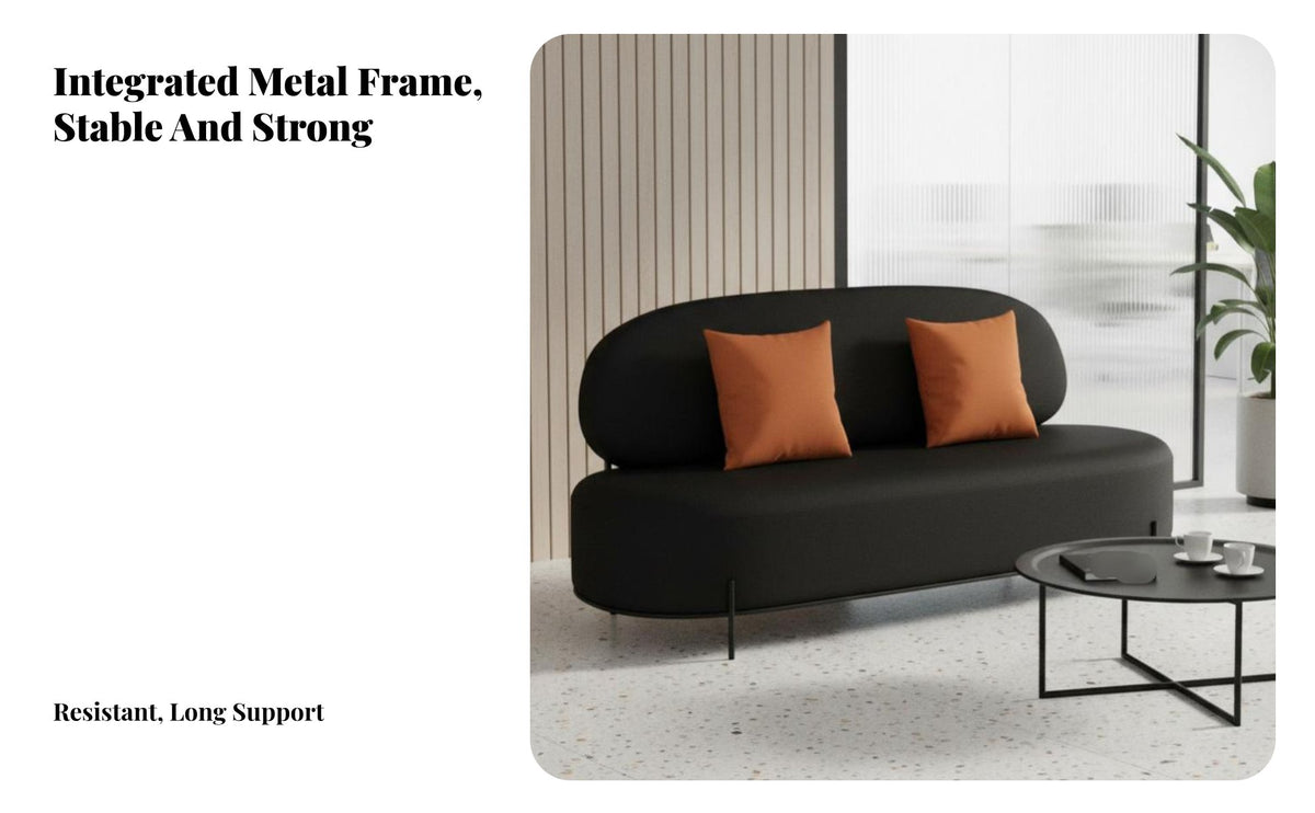 Light Luxury Design sectional Couch and Armchair Group Sofa Combination Reception Seating Minimalist Design Commercial Furnishing Business Aesthetic for Hoteliers, Interior Designers, Office Managers, Hotel Lobby, Sales Center, Meeting Room