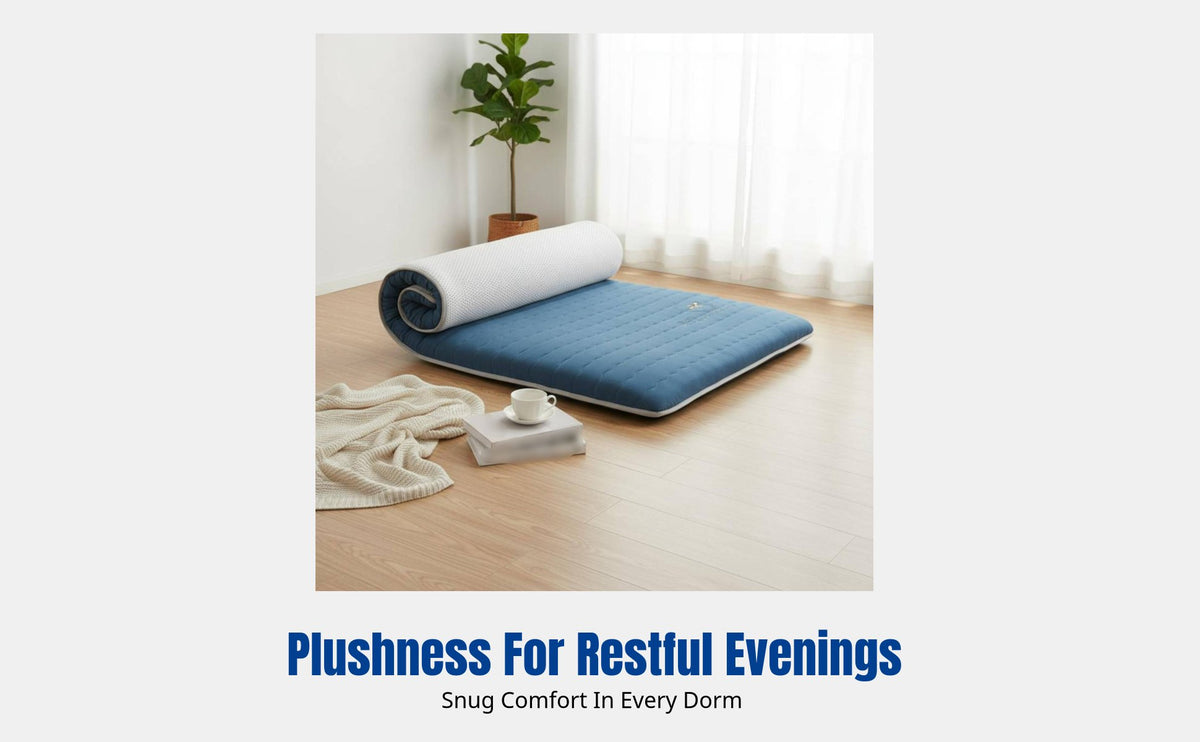 Soy Fiber Mattress, Foldable Japanese-style Floor Mat, Antibacterial, Minimalist Design