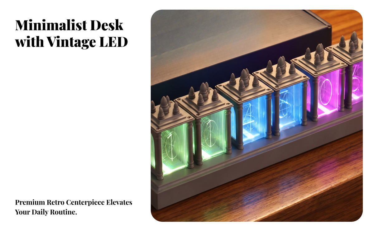 RGB Retro Decorative Clock