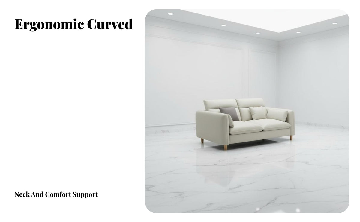 Light Luxury design curvedShaped Sofa Italian Inspired Living Room Furniture Minimalist Design Couch High-Resilience Foam for Interior Designers, Young Adults, Apartment, Guesthouse, Lounge Area, leisure Space
