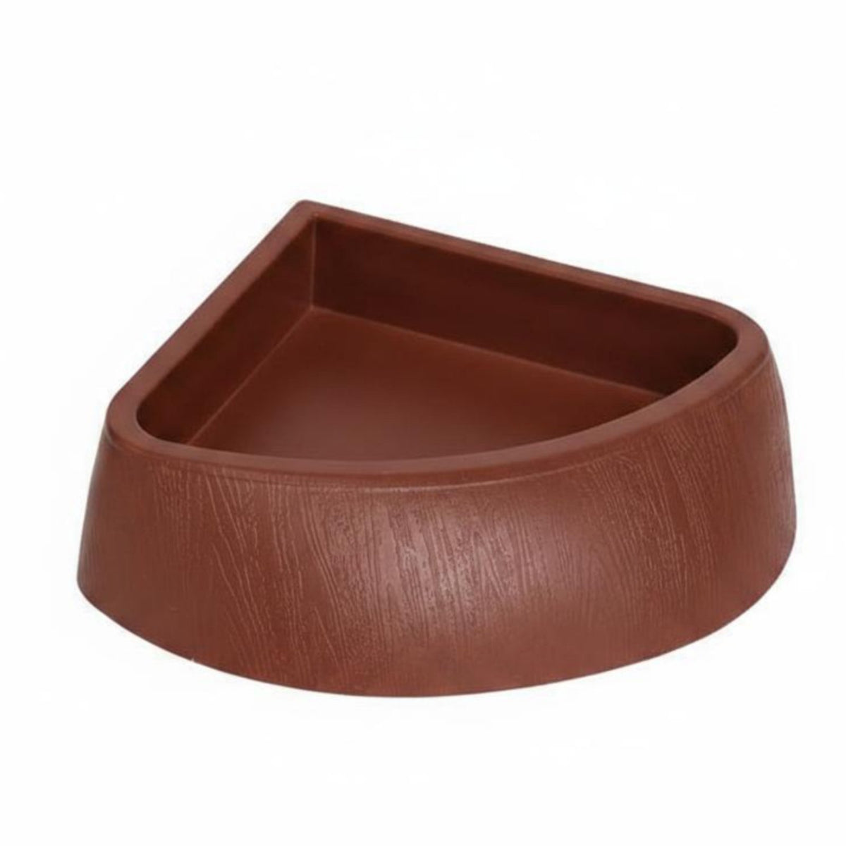 Tortoise Water Basin Reptile Feeding Dish Anti-Tipping Corner Food and Water Dish for Vivarium